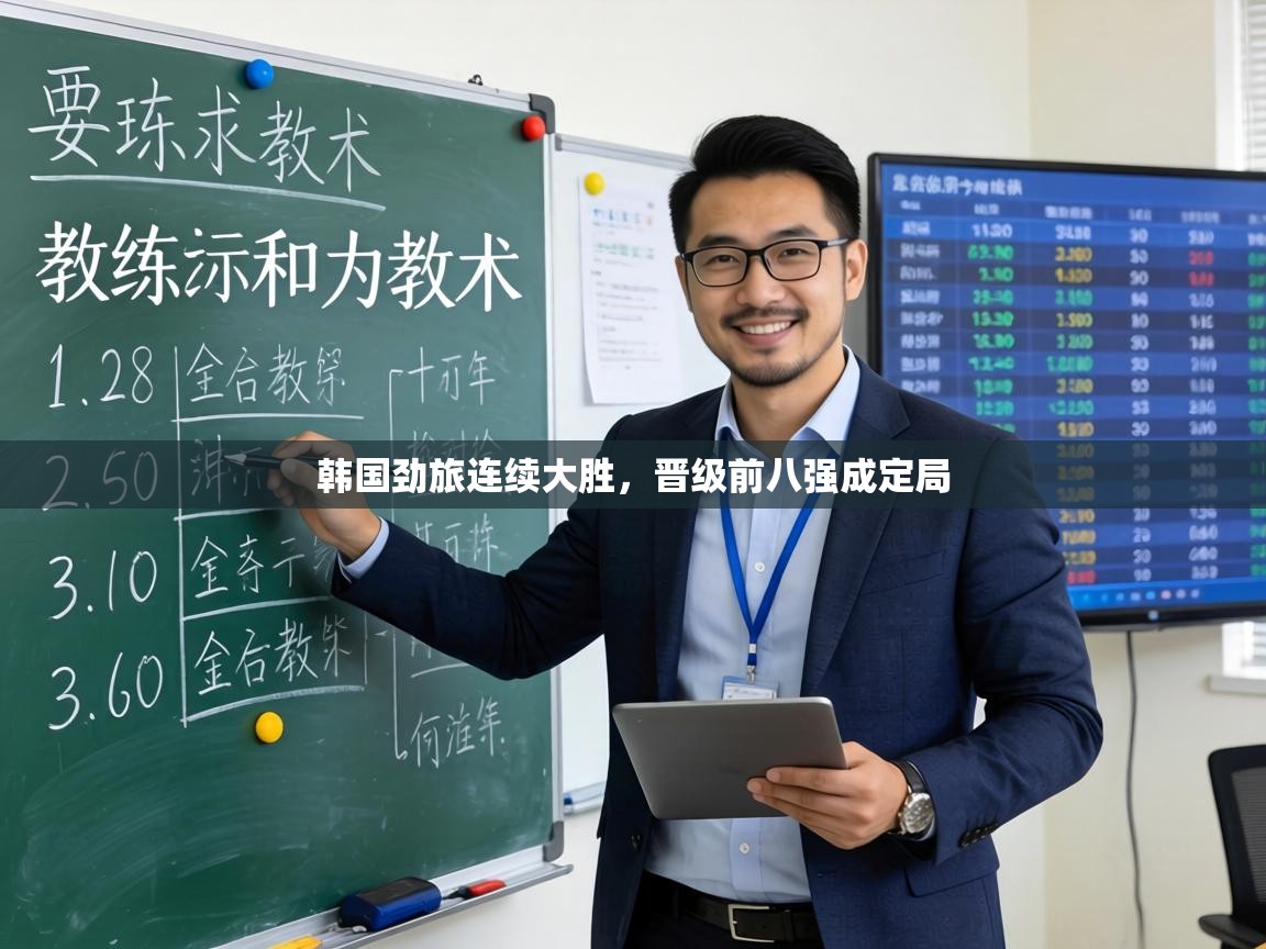 韩国劲旅连续大胜，晋级前八强成定局